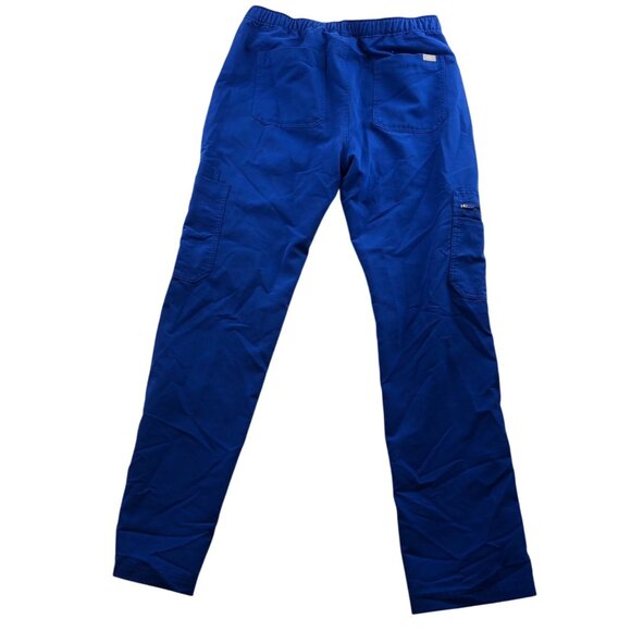 Figs Technical Collection Cargo Scrub Pants Unisex Small Straight Leg Blue - Picture 2 of 15